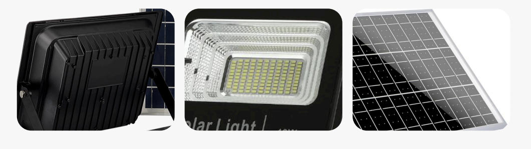 Foco Solar Serie B06 En Abs/Aluminio
